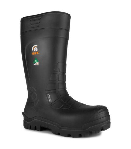 Golden, Black |15'' PU Work Boots | Metguard Protection