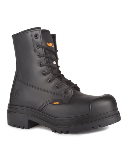 Blitz-Ice, Black | 8" Insulated Work Boots | Vibram Artic Grip Pro