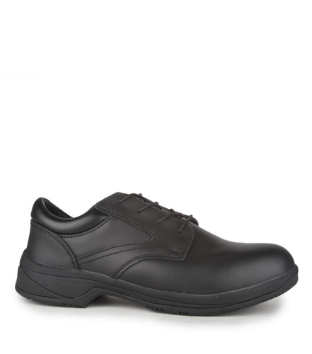 Brome II, Black | Leather Work Shoes | Soft Toe & No Plate