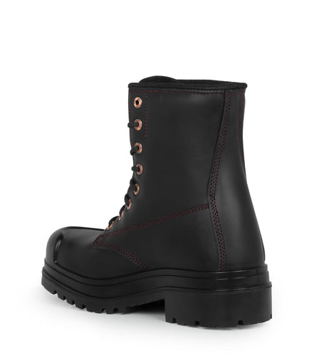 Dawson, Black | 8” Leather Work Boots | TC4+ Vibram Outsole