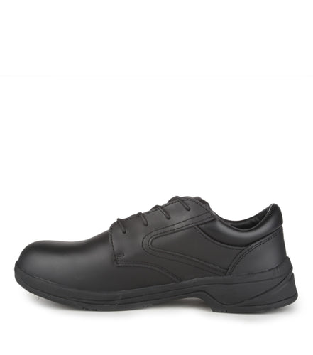 Brome II, Black | Leather Work Shoes | Soft Toe & No Plate