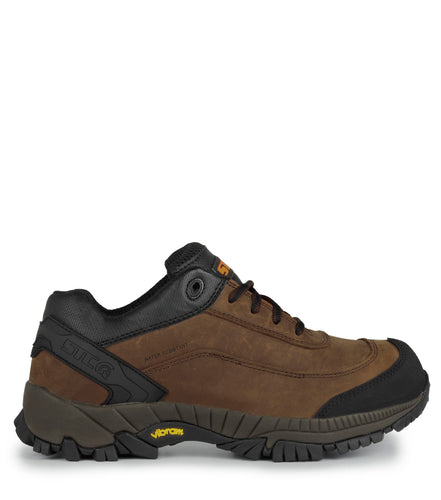 Bruce, Brown | Athletic Leather Work Shoes | Vibram TC4+ Outsole