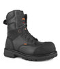 Duncan II, Black | 8” Waterproof Leather Work Boots | Vibram Fire&Ice