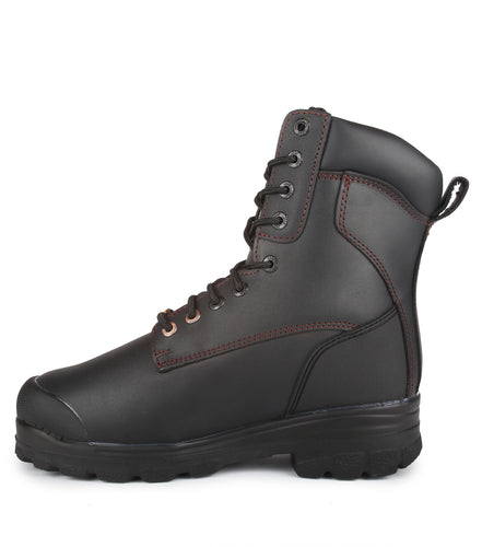 Master-Met, Black | 8" Work Boots with Internal Metarsal Protection