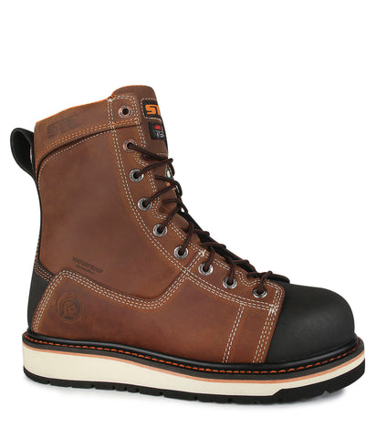 Master, Tan | 8" Nubuck Leather Work Boots