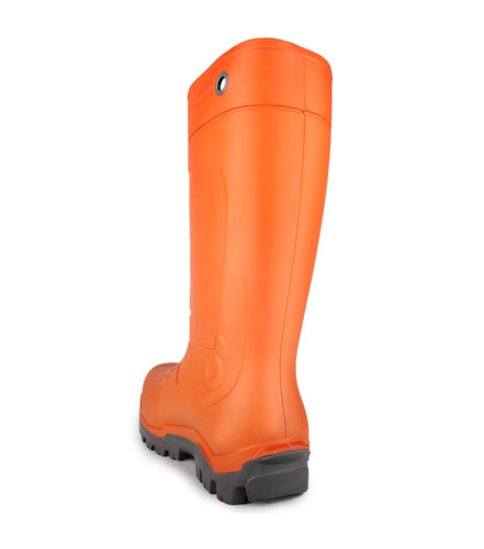 Golden, Orange |15'' PU Work Boots | Metguard Protection